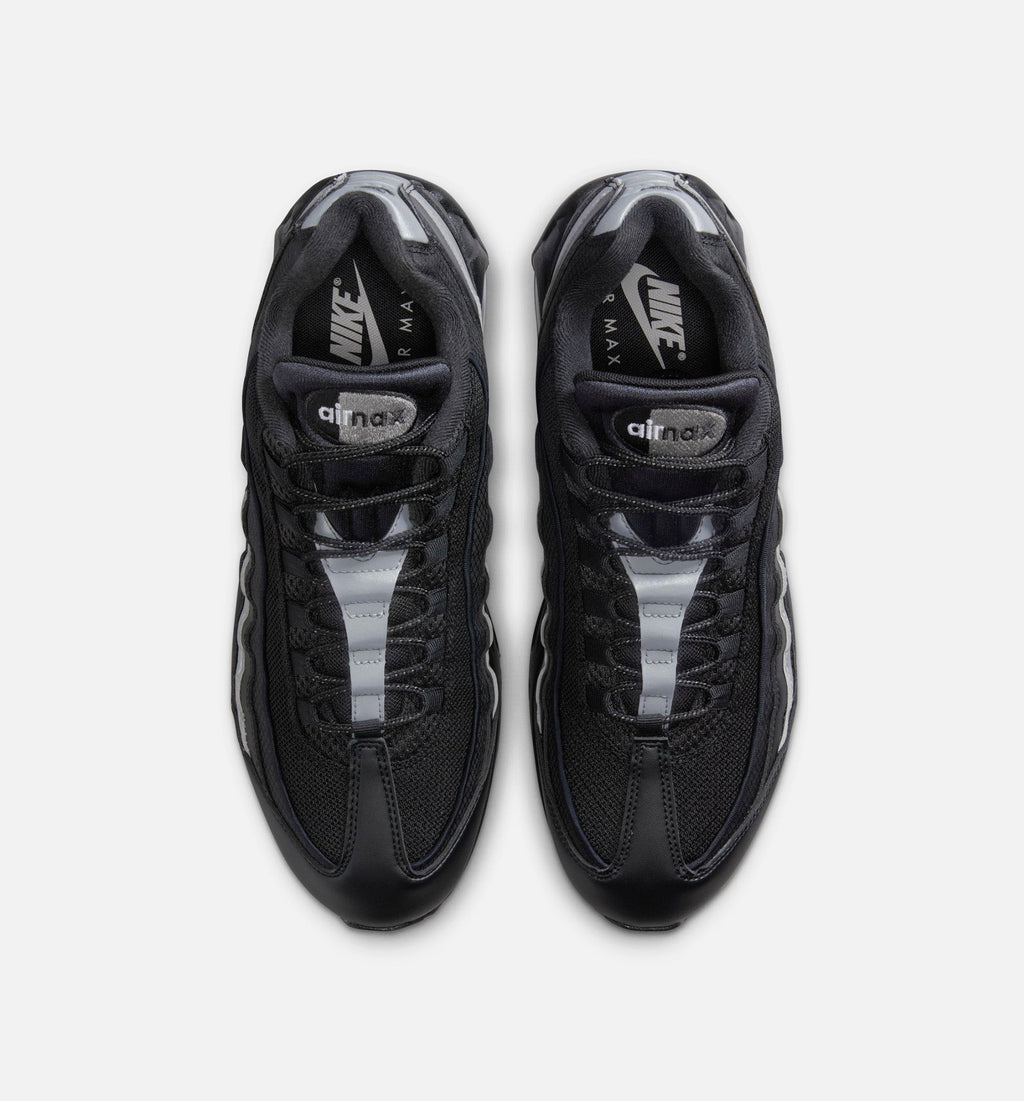 Air Max 95 Big Bubble OG Reflective Accents - Men's Lifestyle Shoe (Black/Black/White/Metallic Silver)