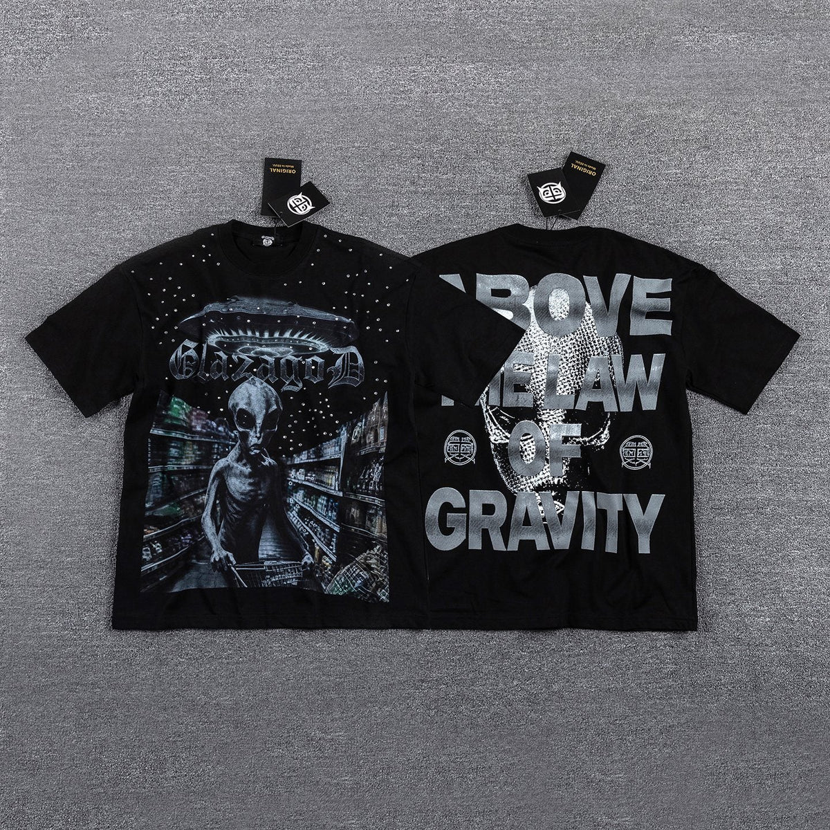 GlazingD Above the Law of Gravity Graphic T-Shirt