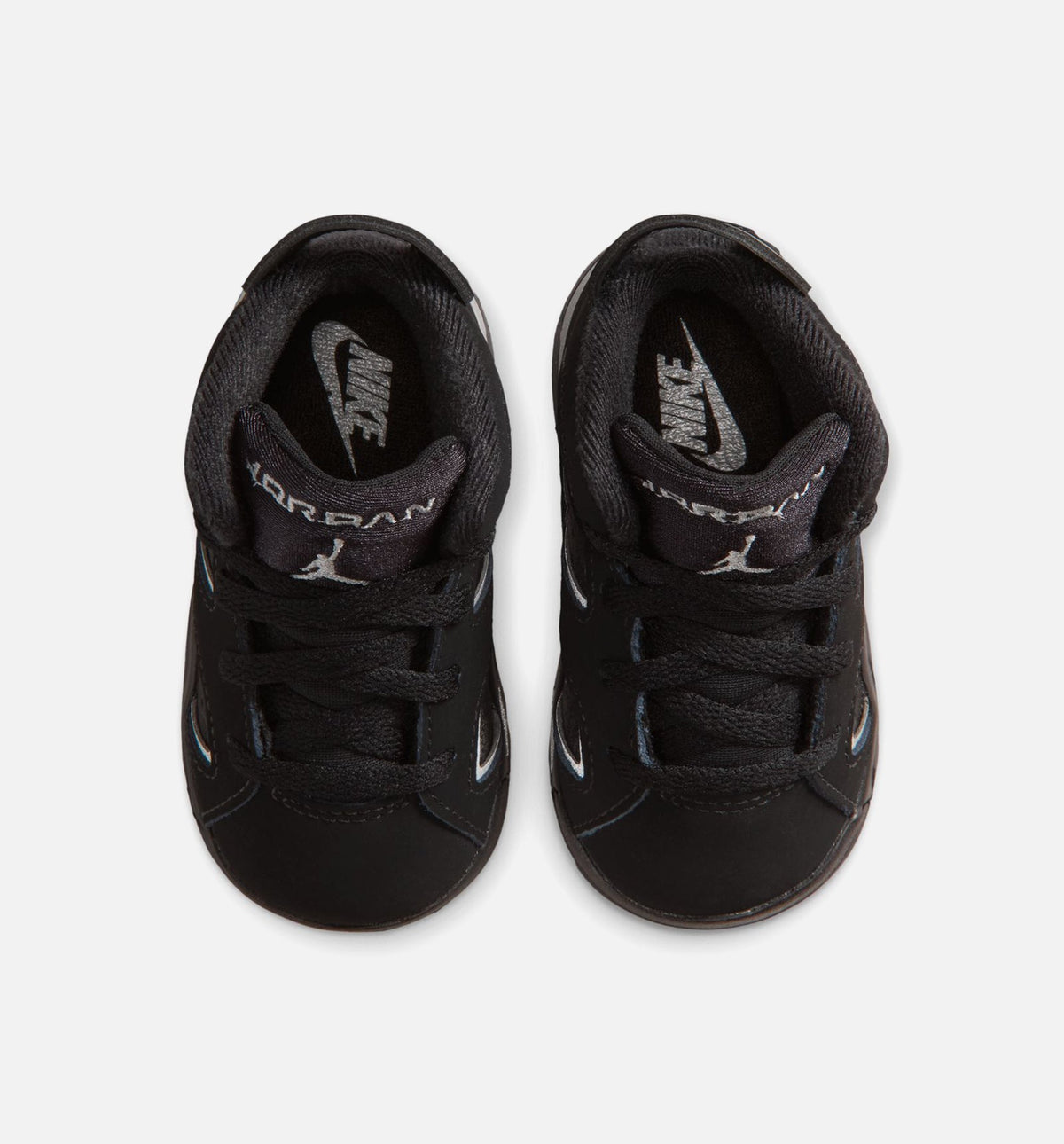Air Jordan 6 Cap & Gown – Infant & Toddler Lifestyle Shoe | Black/Reflective Silver